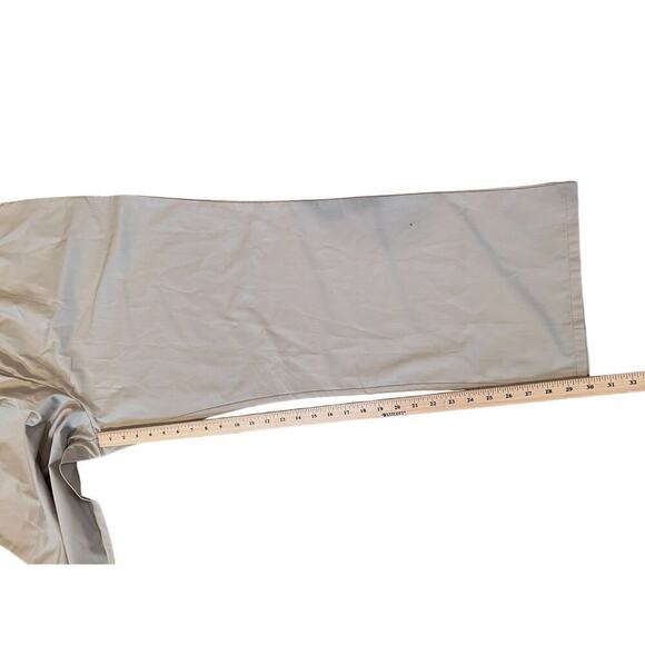 Pant Women's Size 2X Khaki Straight Leg Elastic Waistband Pull-On 100% Rayon - Picture 4 of 5